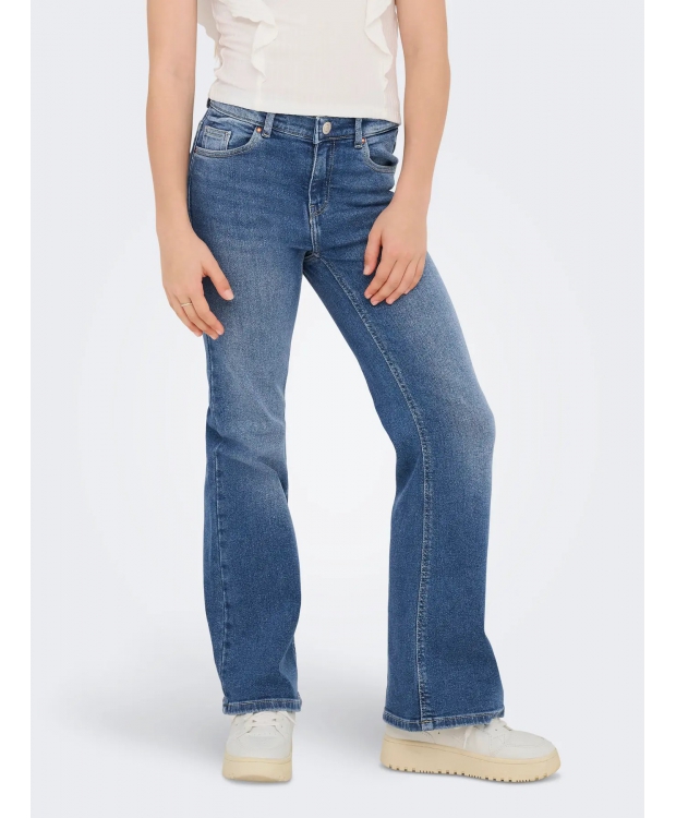 KIDS ONLY KOGJUICY jeans med svaj i blå til piger billede 1
