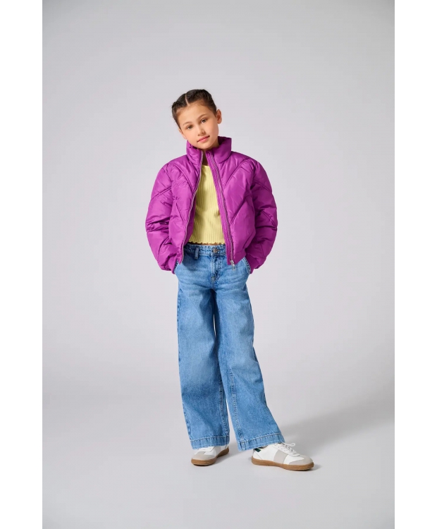 KIDS ONLY denim bukser i bred pasform til piger billede 1