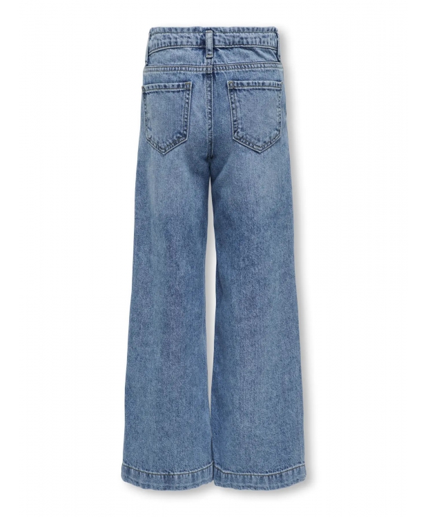 KIDS ONLY denim bukser i bred pasform til piger billede 3