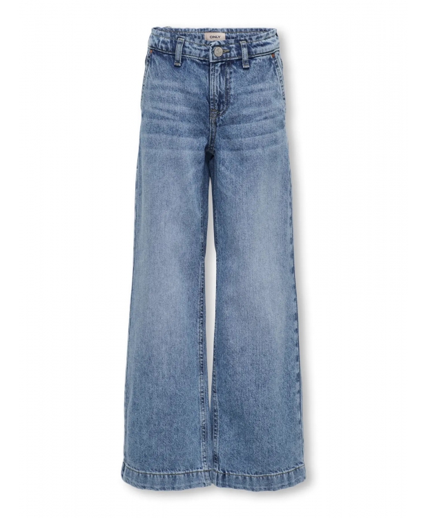 KIDS ONLY denim bukser i bred pasform til piger billede 2