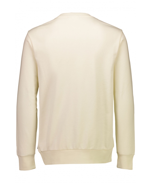 Lindbergh Pearl hvid sweatshirt med logoprint O-hals til herre billede 5