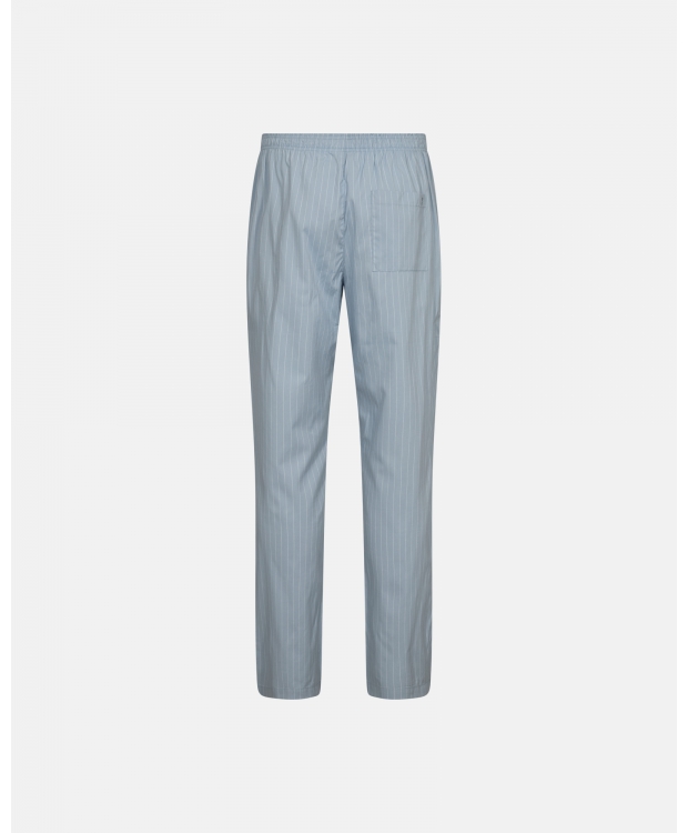 JBS Of Denmark Men Pyjamasbukser poplin i blå til herre billede 2