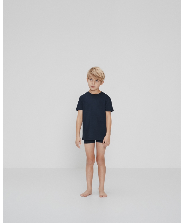 JBS of Denmark Kids T-shirt i navy til drenge billede 3