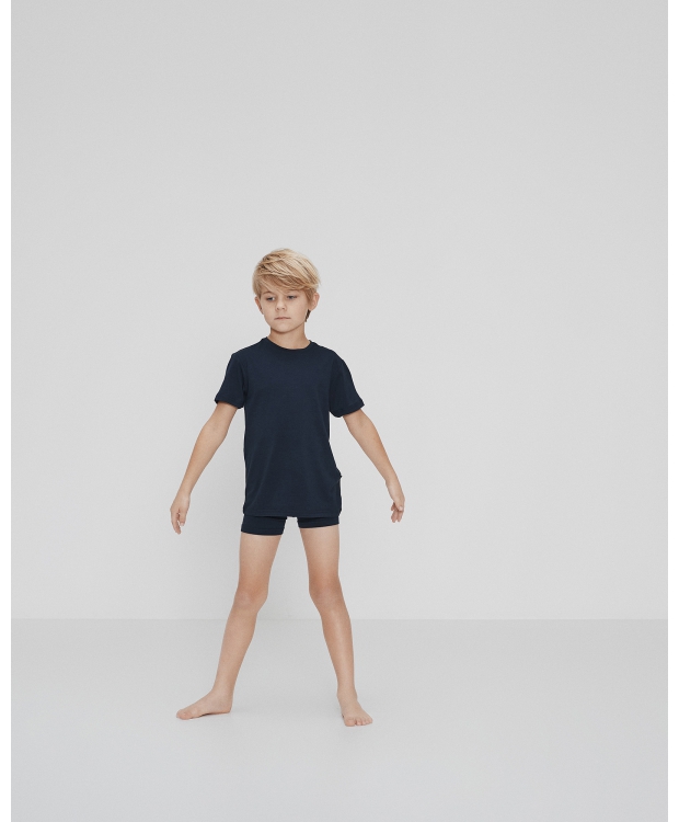 JBS of Denmark Kids T-shirt i navy til drenge billede 1