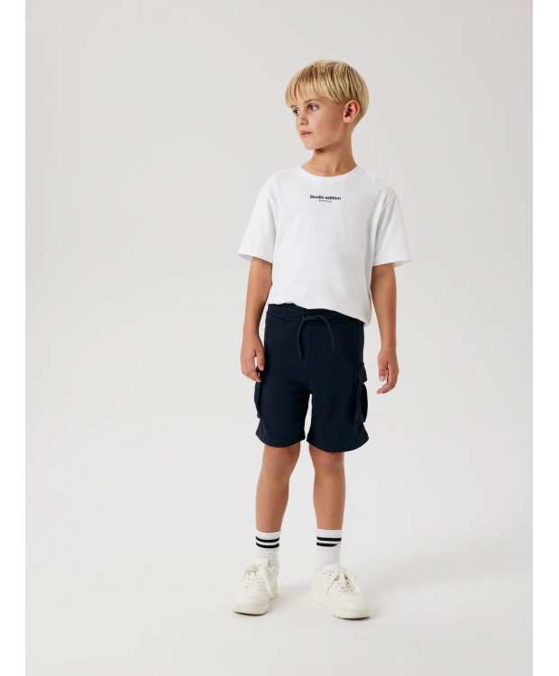 Name It Cargo Shorts i Mørkeblå til drenge billede 2