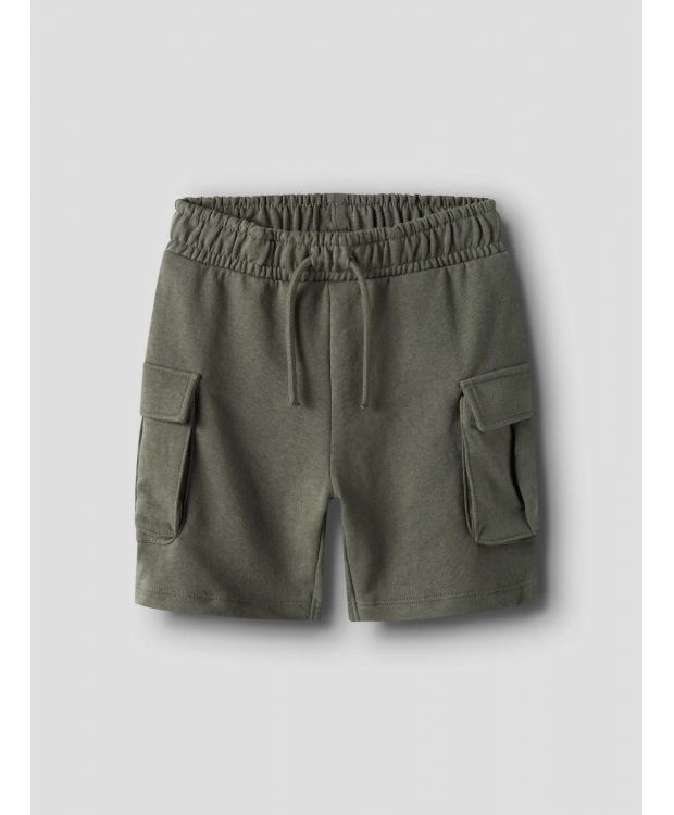 Name It cargoshorts i støvet grøn til drenge billede 3