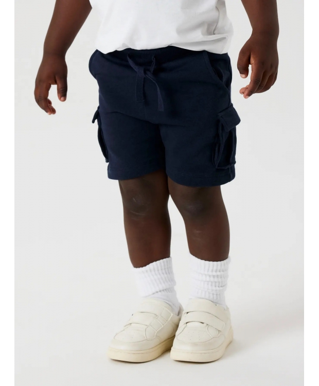 Name It sweatshorts i mørkeblå til drenge billede 1