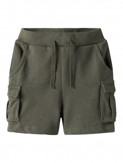 Name It sweatshorts i støvet grøn til drenge