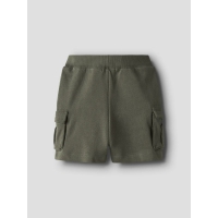 Name It sweatshorts i støvet grøn til drenge