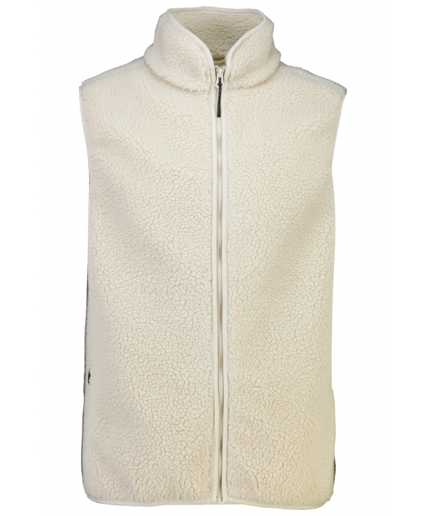 Lindbergh fleecevest i Off White til herre billede 4