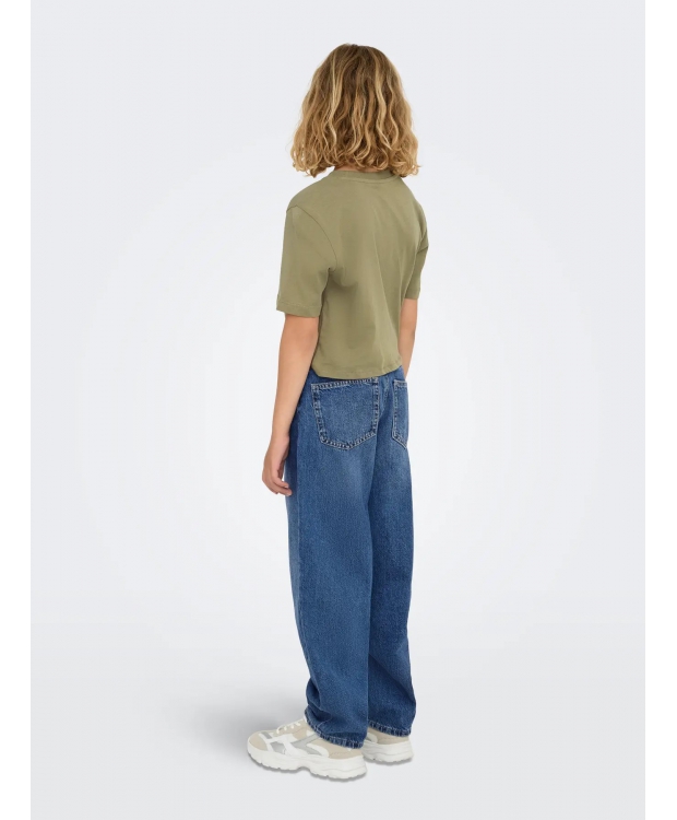 KIDS ONLY denim bukser med lige pasform i blå til piger billede 3