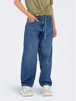 KIDS ONLY denim bukser med lige pasform i blå til piger