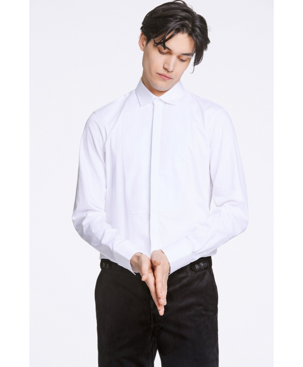 Lindbergh hvid tuxedo-skjorte til herre - OUTLET billede 1
