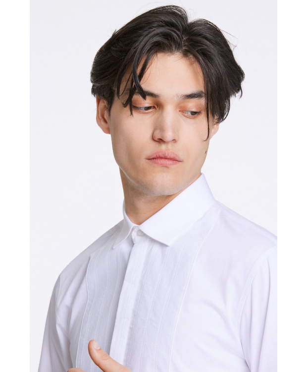 Lindbergh hvid tuxedo-skjorte til herre - OUTLET billede 4