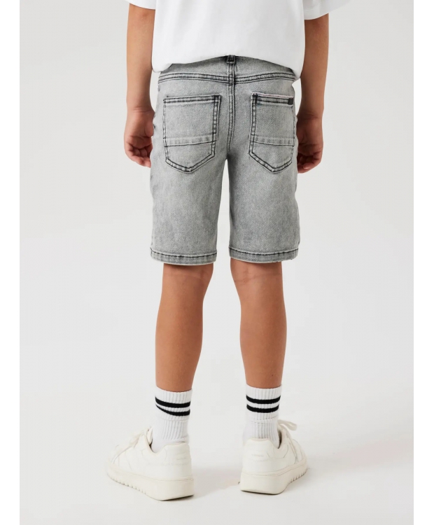 Name It denimshorts i grå til drenge billede 2