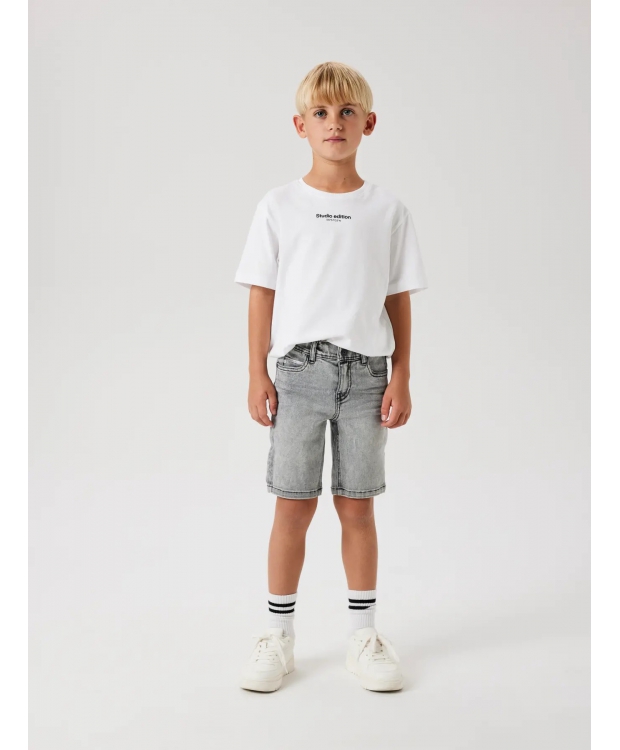 Name It denimshorts i grå til drenge billede 1