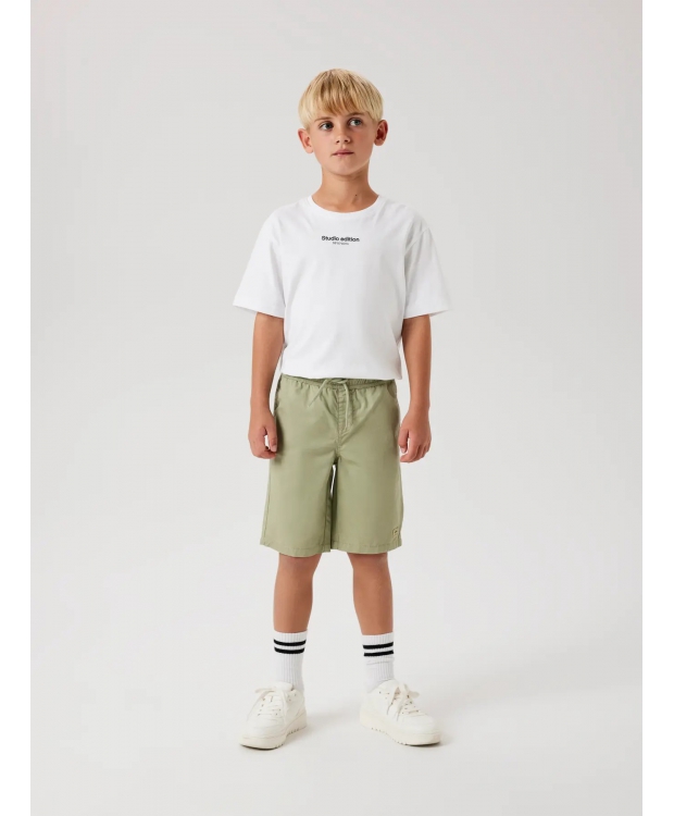Name It shorts i støvet grøn til drenge billede 1