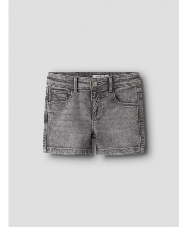 Name It denimshorts i grå til piger billede 5