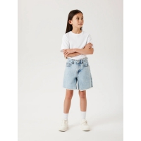 Name It Denim Shorts i Bred Pasform til Piger