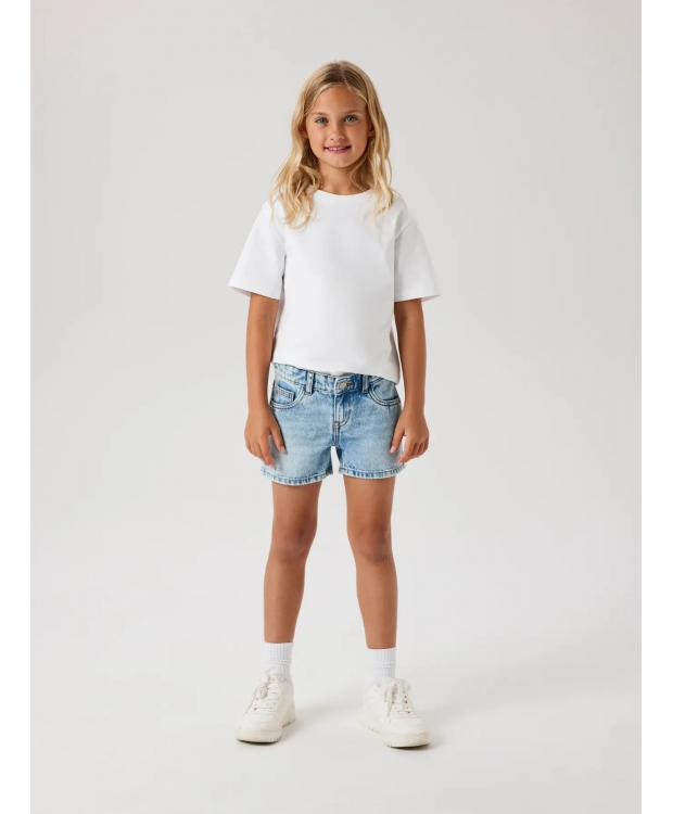 Name It Denim Shorts i Lyseblå til Piger billede 2