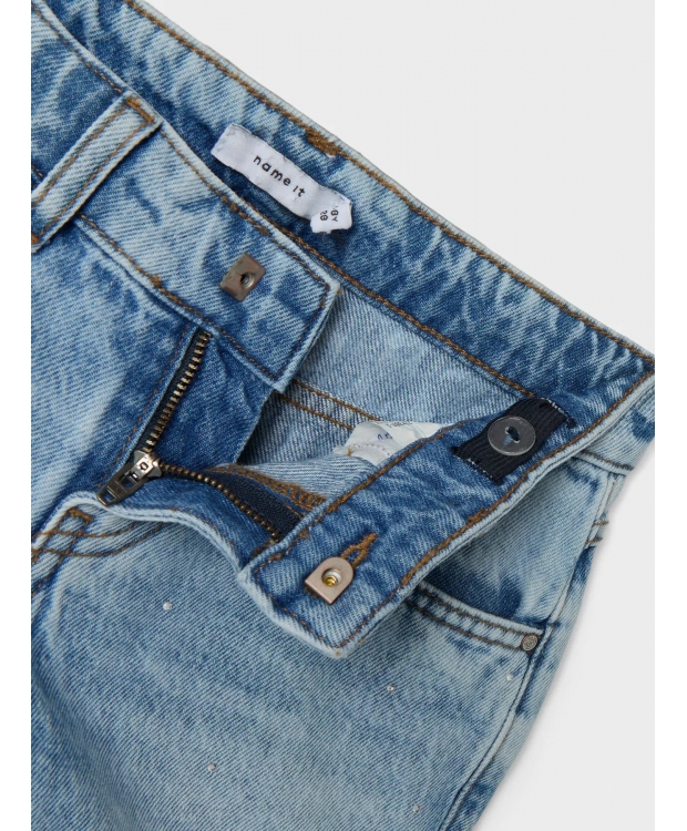 Name It Denim Shorts i Lyseblå til Piger billede 7