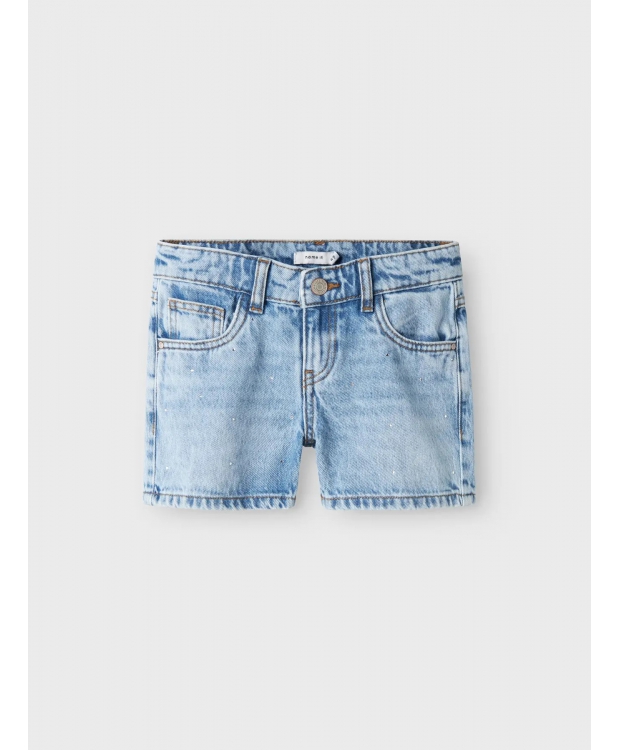 Name It Denim Shorts i Lyseblå til Piger billede 6