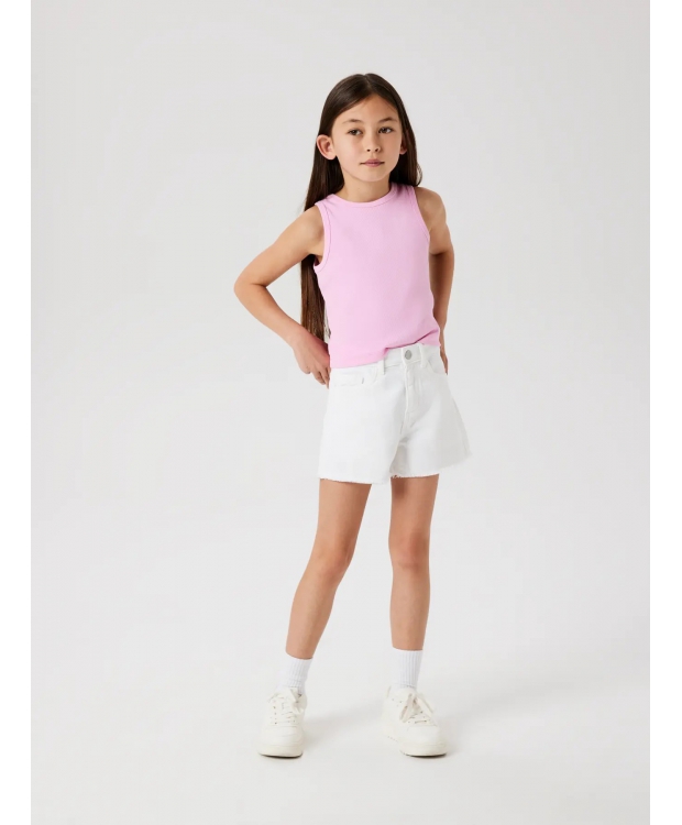Name It shorts i hvid til piger billede 2