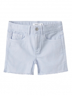 Name It shorts i babyblå til piger