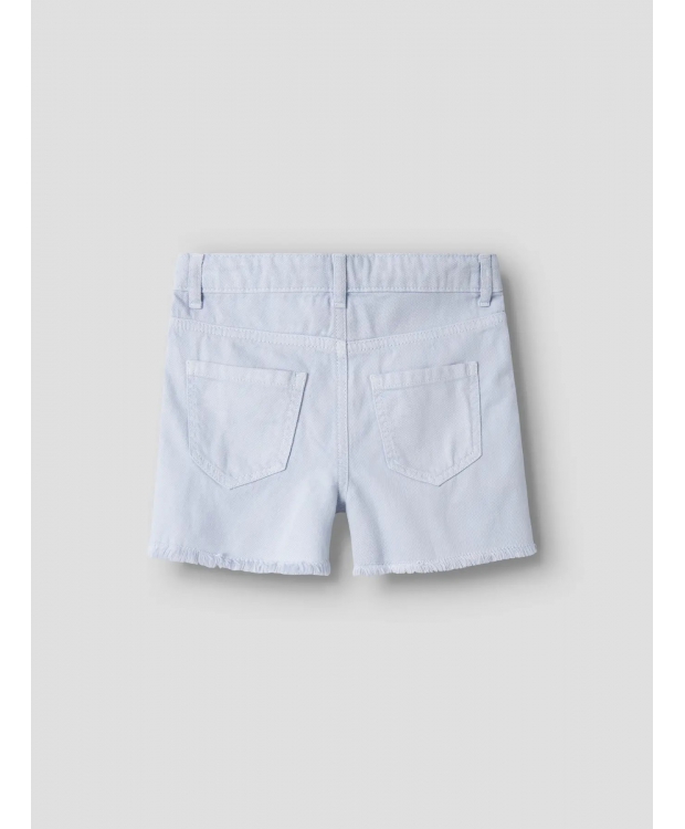 Name It shorts i babyblå til piger billede 4