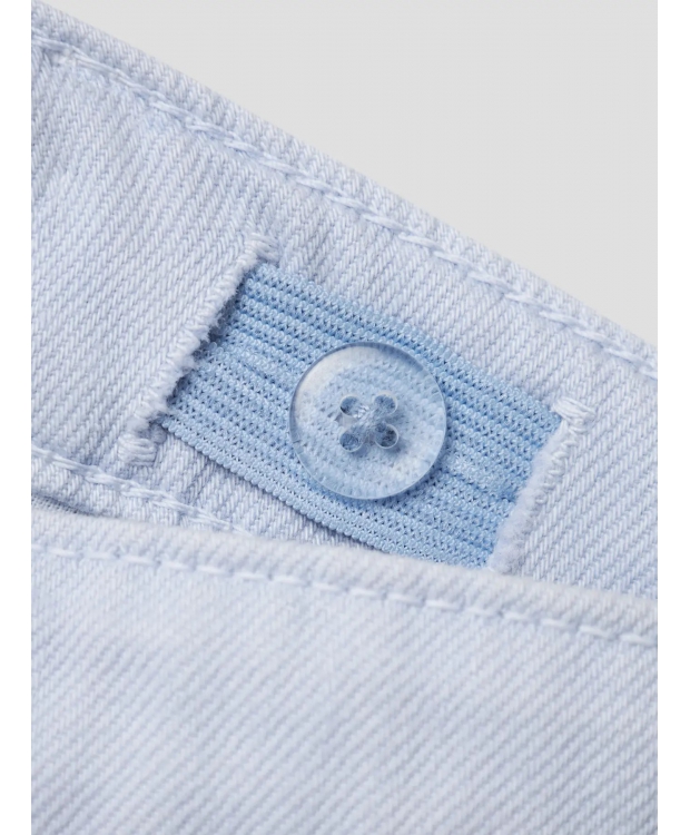 Name It shorts i babyblå til piger billede 6