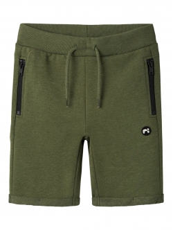 Name It sweatshorts i grøn til drenge