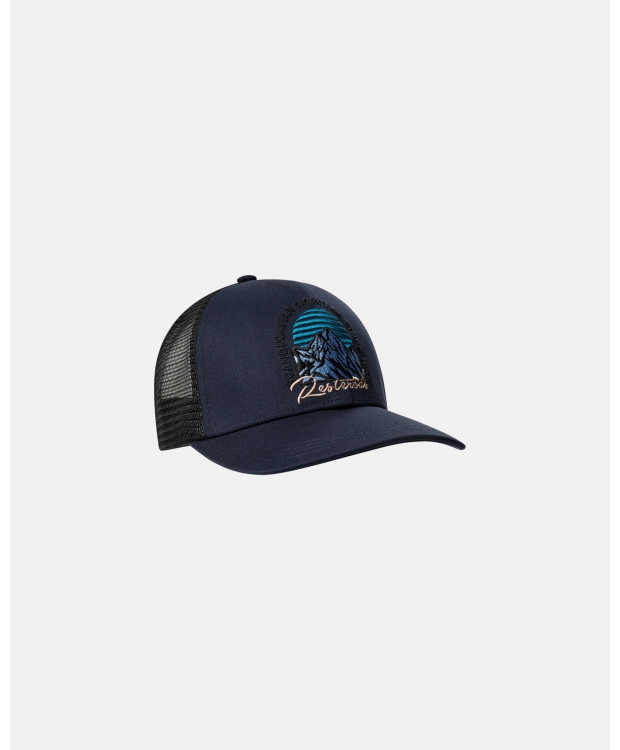 Resteröds Trucker cap i navy til herre billede 1