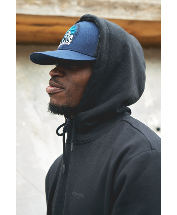 Resteröds Trucker cap i navy til herre billede 2