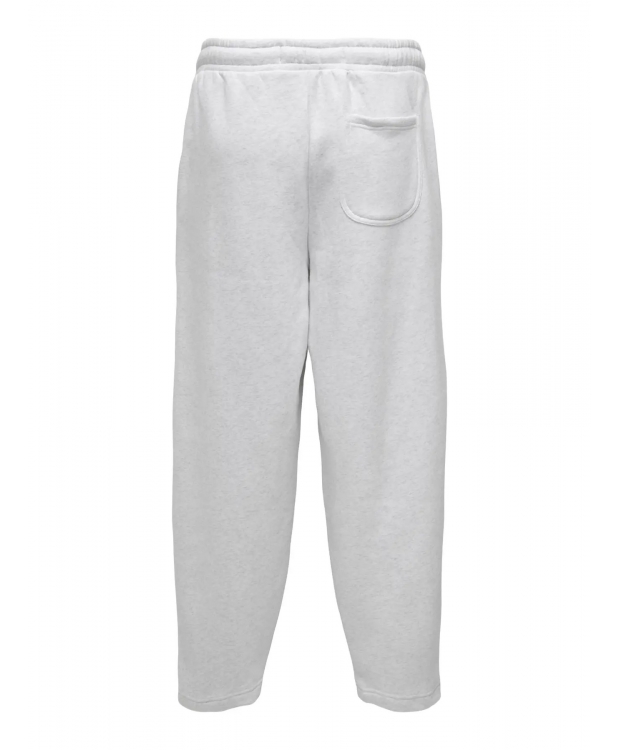 ONLY & SONS joggingbukser med bred pasform i hvid til herre billede 2