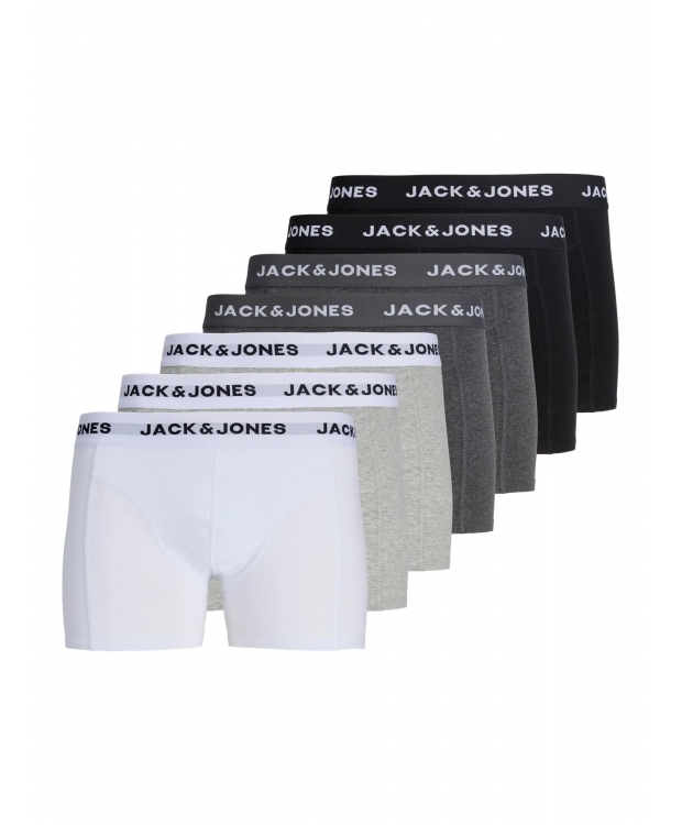 Jack & Jones 7-pak JACJJ Solid trunks i forskellige farver til herre billede 6