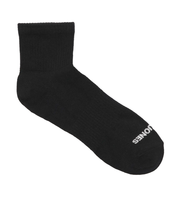 Jack & Jones 3-pak korte tennisstrømper i sort til herre billede 3