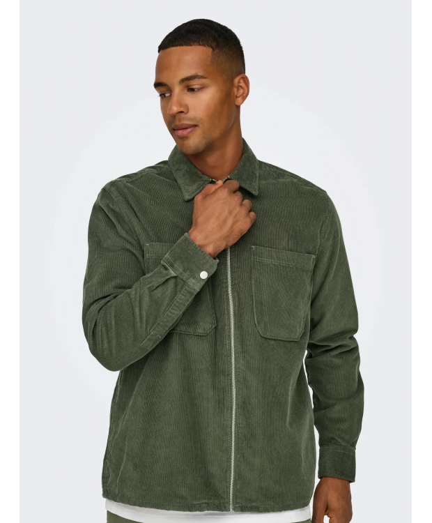 ONLY & SONS overtrøje i Castor Gray til herre billede 2