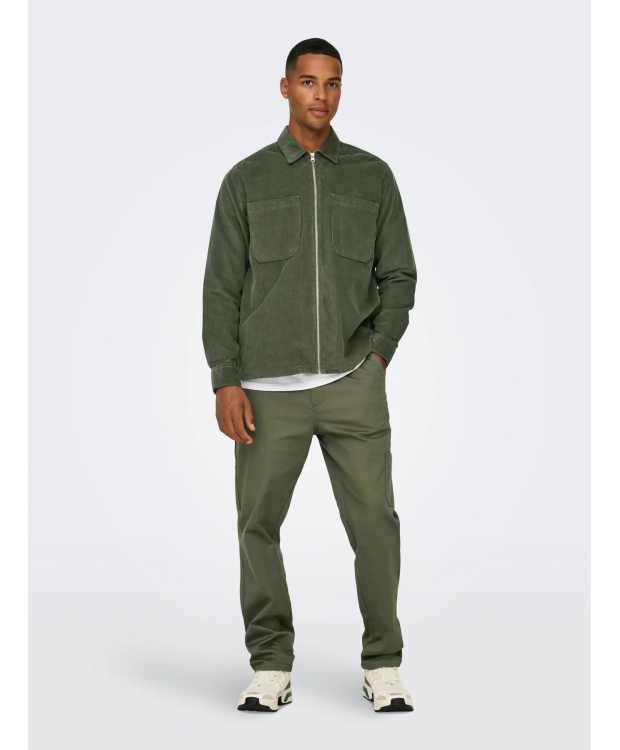 ONLY & SONS overtrøje i Castor Gray til herre billede 3