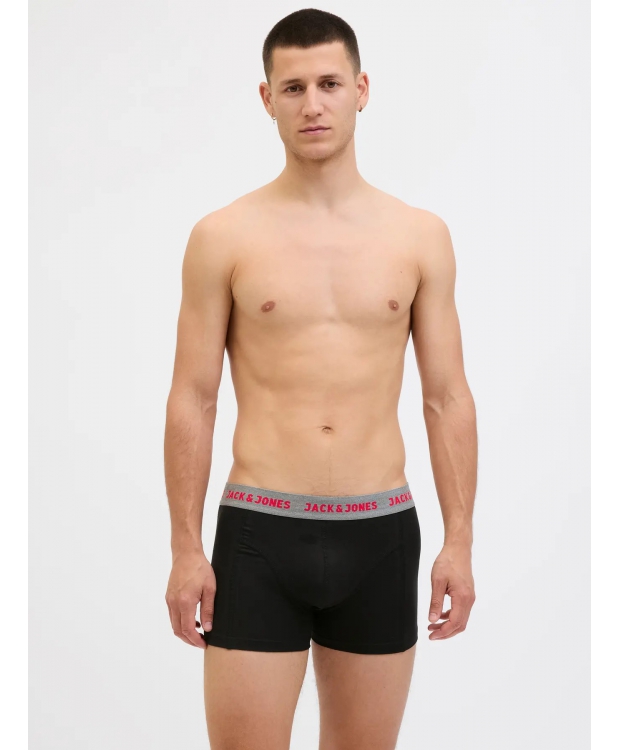 Jack & Jones 7-pak boxershorts i sort til herre billede 1