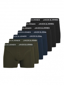 Jack & Jones 7-pak boxershorts i mørke nuancer til herre