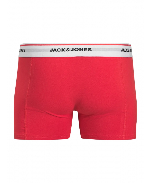 Jack & Jones 3-pak trunks i rød, sort og blå til herre billede 7