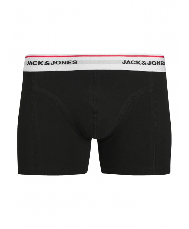 Jack & Jones 3-pak trunks i rød, sort og blå til herre billede 8