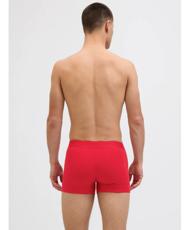 Jack & Jones 3-pak trunks i rød, sort og blå til herre billede 2