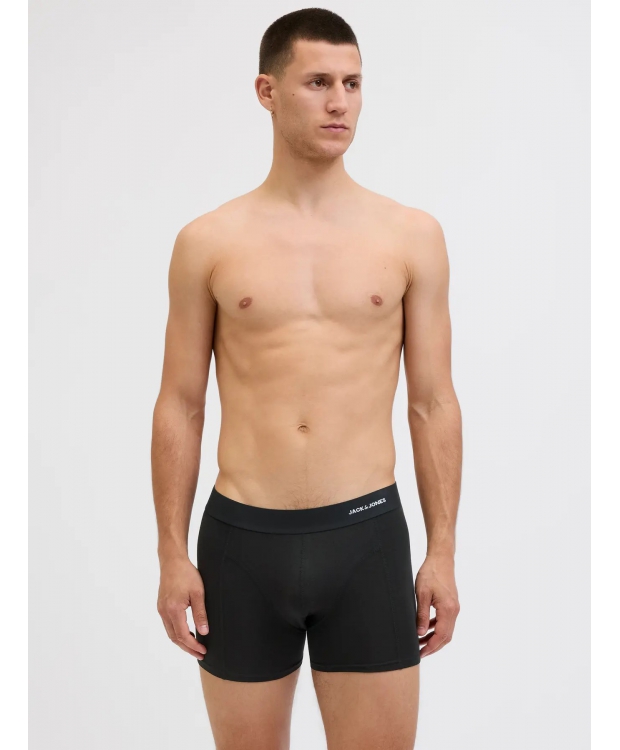 Jack & Jones 3-pak trunks i rød, sort og blå til herre billede 4