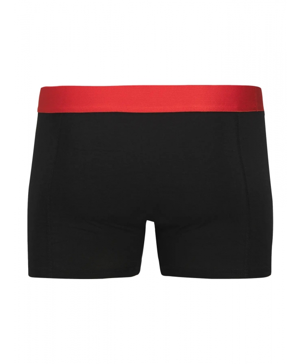 Jack & Jones 3-pak trunks i sort med farvet elastik til herre billede 6