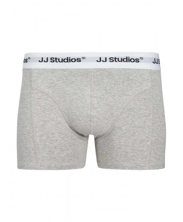 Jack & Jones 3-pak trunks i hvid, grå og sort til herre billede 4
