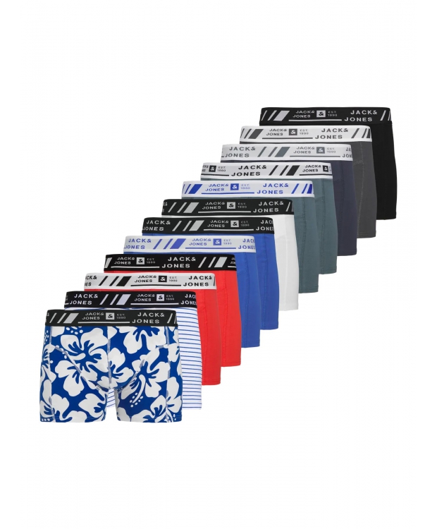 Jack & Jones 12-pak multifarvede boksershorts til herre billede 8