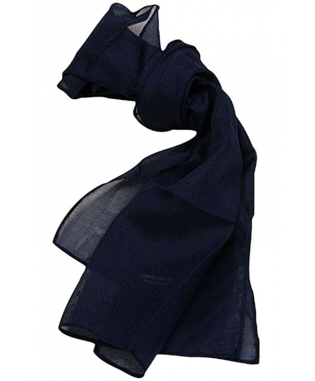 Connexion Tie chiffon tørklæde i sort til kvinder billede 1