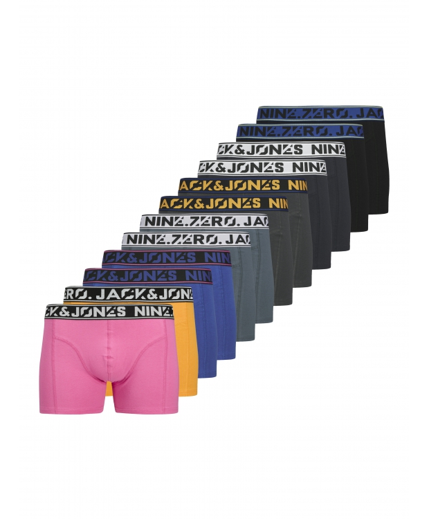 Jack & Jones 12-pak boksershorts i mørke nuancer til herre billede 1