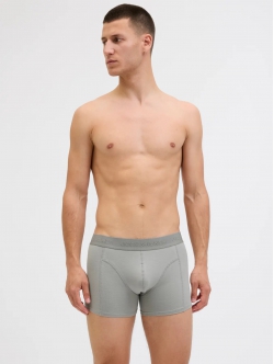 Jack & Jones 3-pak trunks i mørkegrå til herre